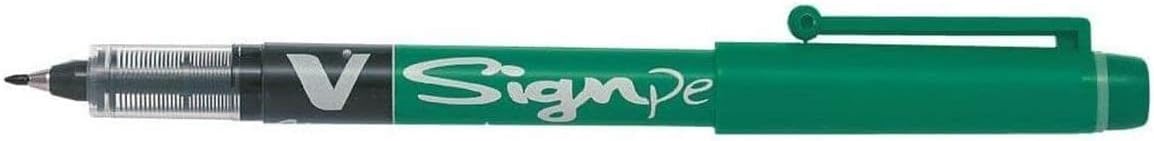 Pilot roller-ball V Sign Pen Liquid Ink 2.0 mm Tip - Black, Box of 12