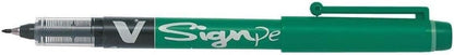 Pilot roller-ball V Sign Pen Liquid Ink 2.0 mm Tip - Black, Box of 12