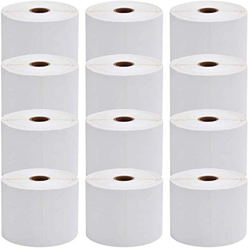 MFLABEL 4x6 Thermal Shipping Labels - 2 Rolls of 250, Perforated & Smudge-Proof Direct Thermal Labels Compatible with Rollo, Zebra, for Amazon UPS FedEx Shopify