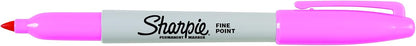 Sharpie Permanent Markers, Fine Point, Black, 12 Count