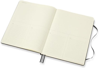 Moleskine PRO Project Planner, Hard Cover, XL (7.5" x 9.5") Black, 288 Pages