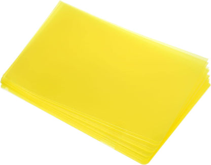 PATIKIL l Type Folders 36 Pack A4 Plastic Clear Document Folder File Jacket Sleeves Project Pockets, Green