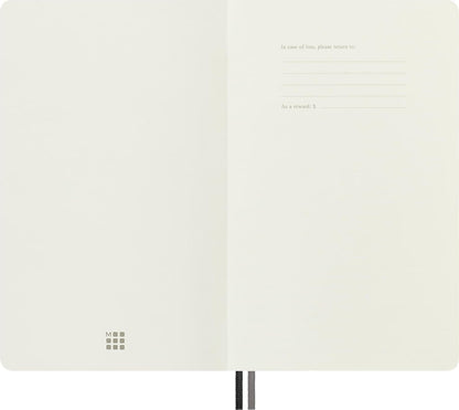 Moleskine Classic Expanded Notebook, Hard Cover, Large (5" x 8.25") Ruled/Lined, Black, 400 Pages