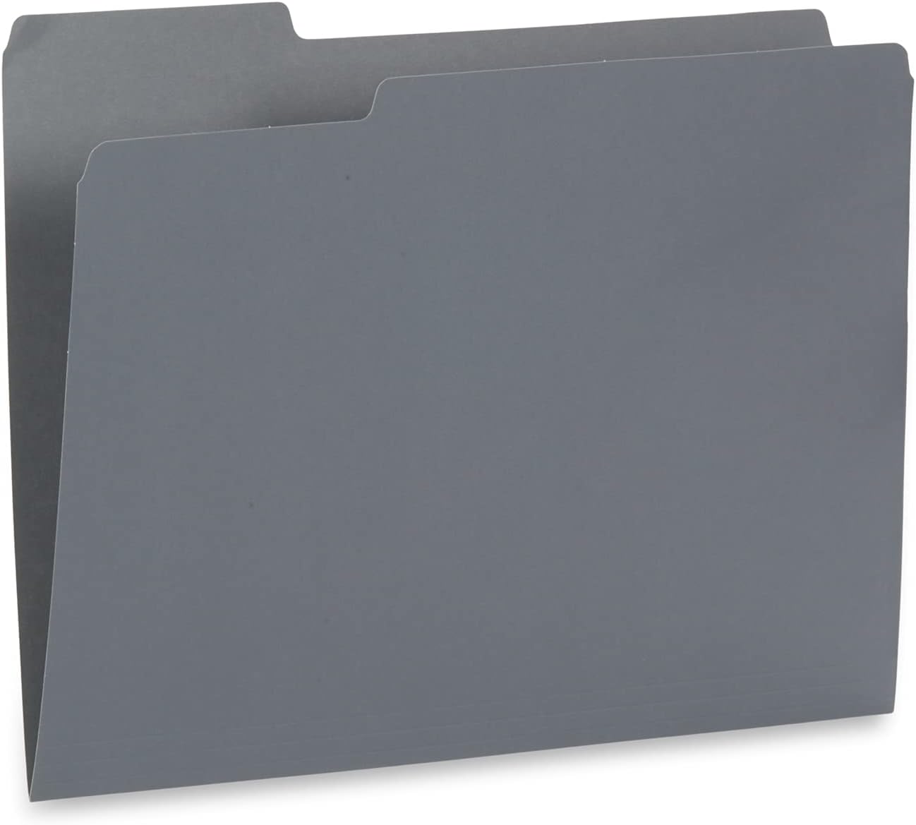 File Folder, 1/3 Cut Tab, Letter Size, Yellow, Great for Organizing and Easy File Storage, 100 Per Box