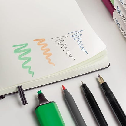 LEUCHTTURM1917 - 120G Special Edition - Medium A5 Hardcover Notebook - 203 Numbered Pages with 120gsm Paper (Navy, Dotted)