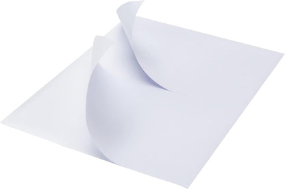 MFLABEL Half Sheet Shipping Labels - 200 Self Adhesive Sticker Sheets for Laser & Inkjet Printers, Waterproof & Smudge-Free, with 12 Free Fragile Labels for Packaging, Shipping and Crafting - Colors A