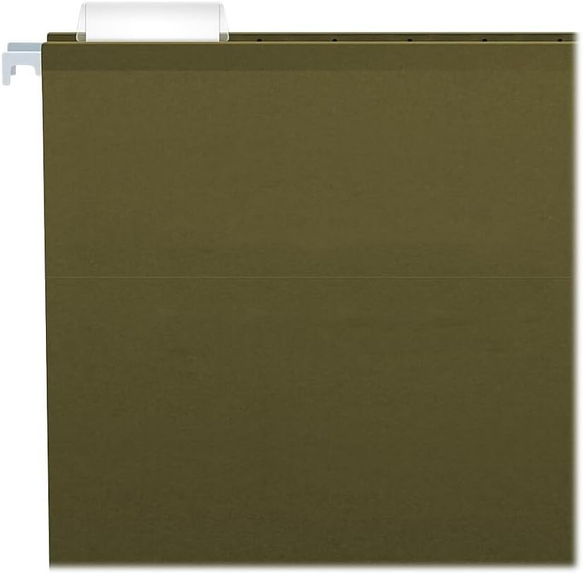 Pendaflex Extra Capacity Reinforced Hanging File, 3", Legal Size, Standard Green, 1/5 Cut, 25/BX (04153x3)
