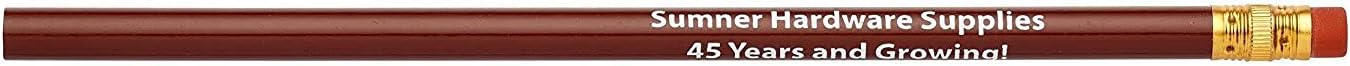 Pencil Guy Promotional Personalized Imprinted Round Pencils.-500 per box