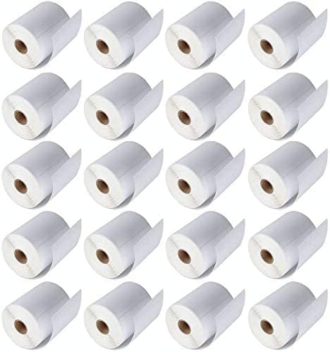 MFLABEL 4x6 Thermal Shipping Labels - 2 Rolls of 250, Perforated & Smudge-Proof Direct Thermal Labels Compatible with Rollo, Zebra, for Amazon UPS FedEx Shopify