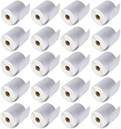 MFLABEL 4x6 Thermal Shipping Labels - 2 Rolls of 250, Perforated & Smudge-Proof Direct Thermal Labels Compatible with Rollo, Zebra, for Amazon UPS FedEx Shopify