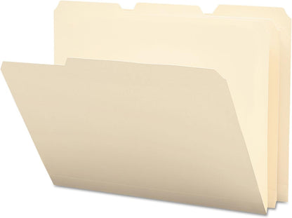 Smead Poly File Folder, 1/3-Cut Tab, Letter Size, Red, 24 per Box (10501)