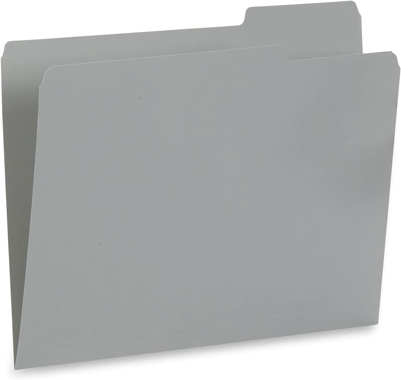 File Folder, 1/3 Cut Tab, Letter Size, Yellow, Great for Organizing and Easy File Storage, 100 Per Box
