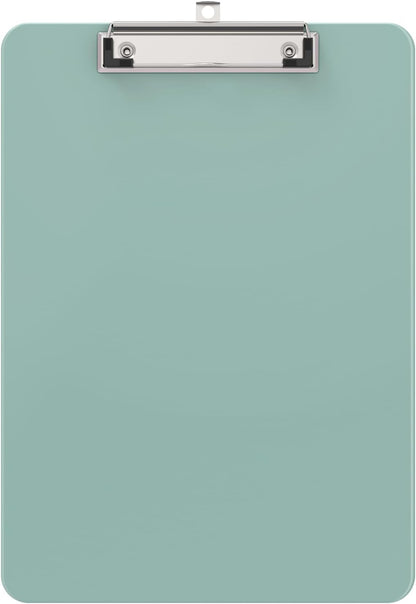 Plastic Clipboards 2 Pack, A4 Black Clip Board 8.5x11 for Classroom, Students, Kid, Woman, Size 9" x 12.5" with Low Profile Clip, Office & School Supply