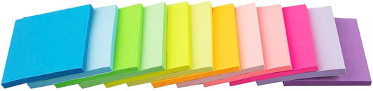 (24 Pads) Sticky Notes 3x3 Inches,Bright Colors Self-Stick Pads, Easy to Post for Home, Office, Notebook