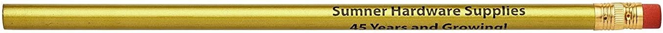 Pencil Guy Promotional Personalized Imprinted Round Pencils.-500 per box