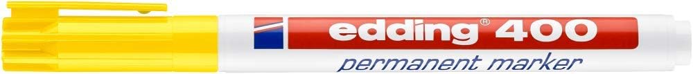 edding 400 Permanent Marker - Violet - 1 Pen - fine Round tip 1 mm - Waterproof, Quick-Drying, Smear-Proof pens - for Cardboard, Plastic, Wood, Metal, Glass and Fabric