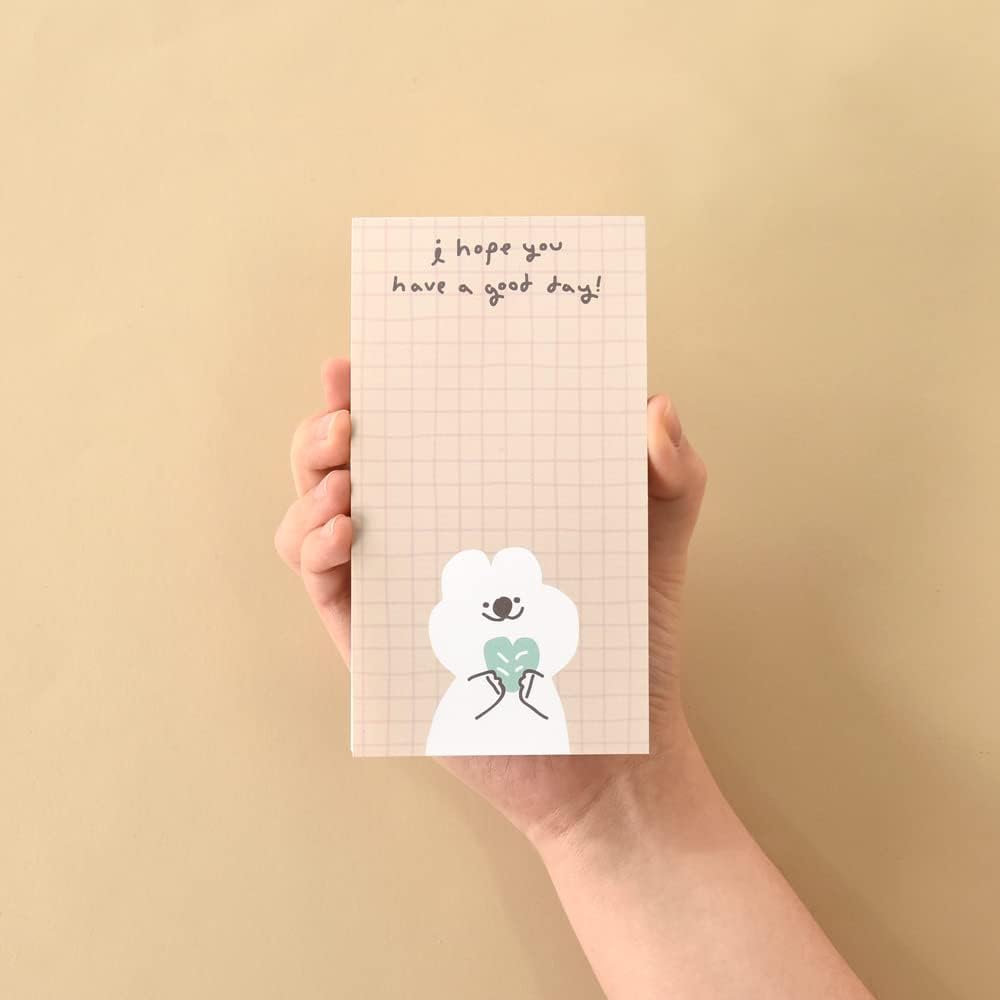 Monolike Memopad Memories design B SET - 4 Packs, 4 Different Designs, 100 Sheets Per Pad, Total 400 Sheets, Note pads, Writing pads, 3.15 x 4.17 Inches