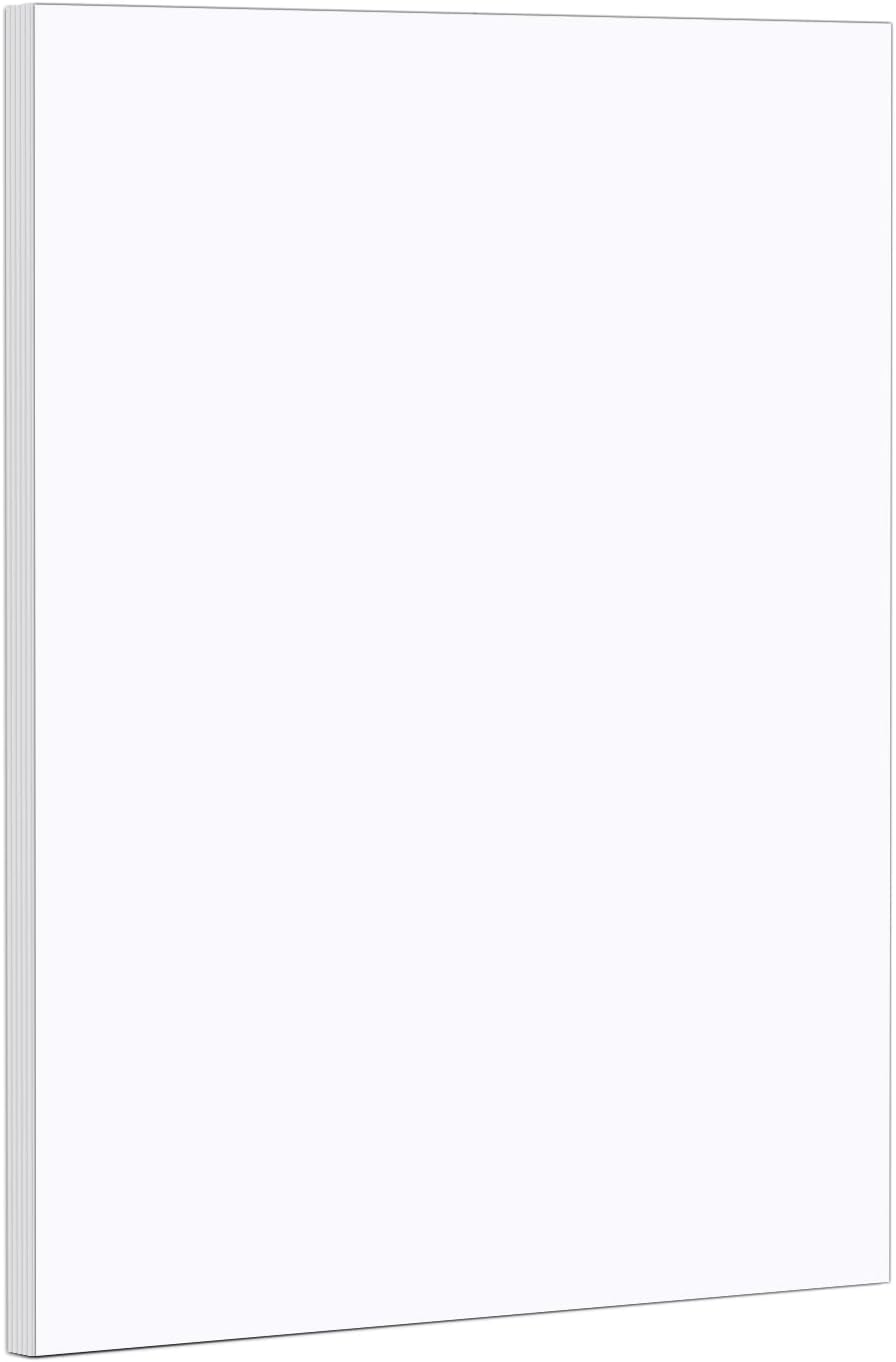 321Done Blank Notepad - 50 Sheets (5.5" x 8.5") - Luxury Memo Pad - Thick Premium Paper - Made in USA - Plain White