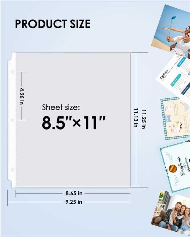 KTRIO Sheet Protectors for 3 Ring Binder 500 Pack, Clear Page Protectors 8.5 x 11, Plastic Binder Sleeves for Paper, Top Loading, Office Home School
