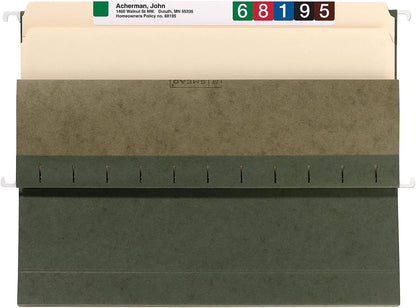 Box Bottom Hanging File Folder, 1" Expansion, Letter Size, 25 per Box (64239)
