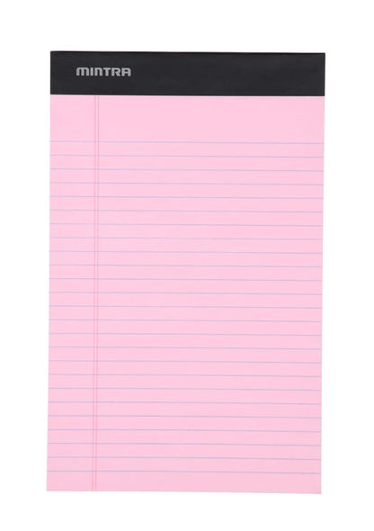 1 Pack 50 Sheets Random Color Pads Note Pads,5 x 8 Inch Lined Writing Pads,Per Writing Pad,Letter and Legal Ruled Pads,Notebooks and Writing Pads,Office stationery (Pink,Yellow,Blue,Purple)