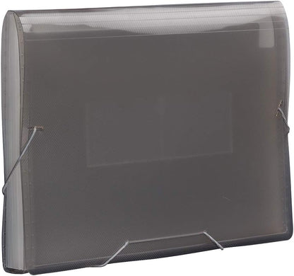 JAM Paper Accordion Folders - 13 Pocket Plastic Expanding File - Legal Size - 10 x 15 - Red - Sold Individually