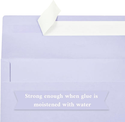 50 Pack #10 Business Envelopes, Sage Green Standard Envelopes Self Seal, Letter Size Mailing Envelopes for Checks Letters Invoices Statements Birthday Graduation Wedding, 4 1/8 x 9 1/2 Inch