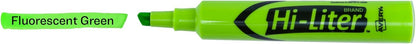 Avery Hi-Liter Desk-Style Highlighters, Smear Safe Ink, Chisel Tip, 12 Fluorescent Green Highlighters (24020)