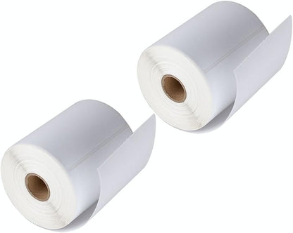 MFLABEL 4x6 Thermal Shipping Labels - 2 Rolls of 250, Perforated & Smudge-Proof Direct Thermal Labels Compatible with Rollo, Zebra, for Amazon UPS FedEx Shopify