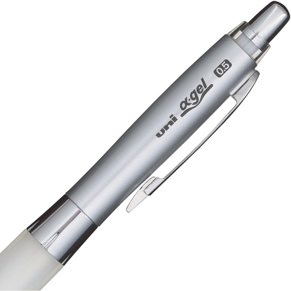 Uni Alpha-Gel Shaker Mechanical Pencil - White/Soft Grip 0.5mm (M5617GG1P.1)