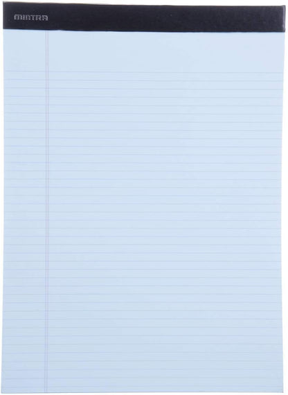 Mintra Office White Legal Pads – Ruled Notepads and Micro-Perforated Sheets, Ideal for Writing, Note-Taking & Creativity, Office, or Professional Use, Basic Pad 6 pack, 8.5"x11" (Narrow Ruled)