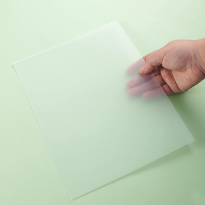 HOUYEE 100 Pack10 Mil Clear Binding Presentation Covers, PVC Report Cover Sheets for Binding, Square Corner, 8.5 x11 Inches, Letter Size