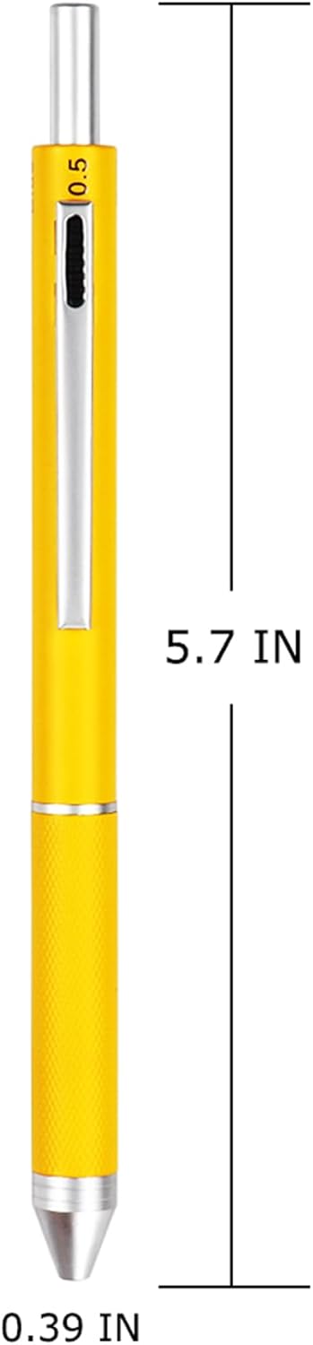 DUNBONG Ballpoint Metal D1 Refill for Multifunction Pen, Black pack of 5 pieces (Black)