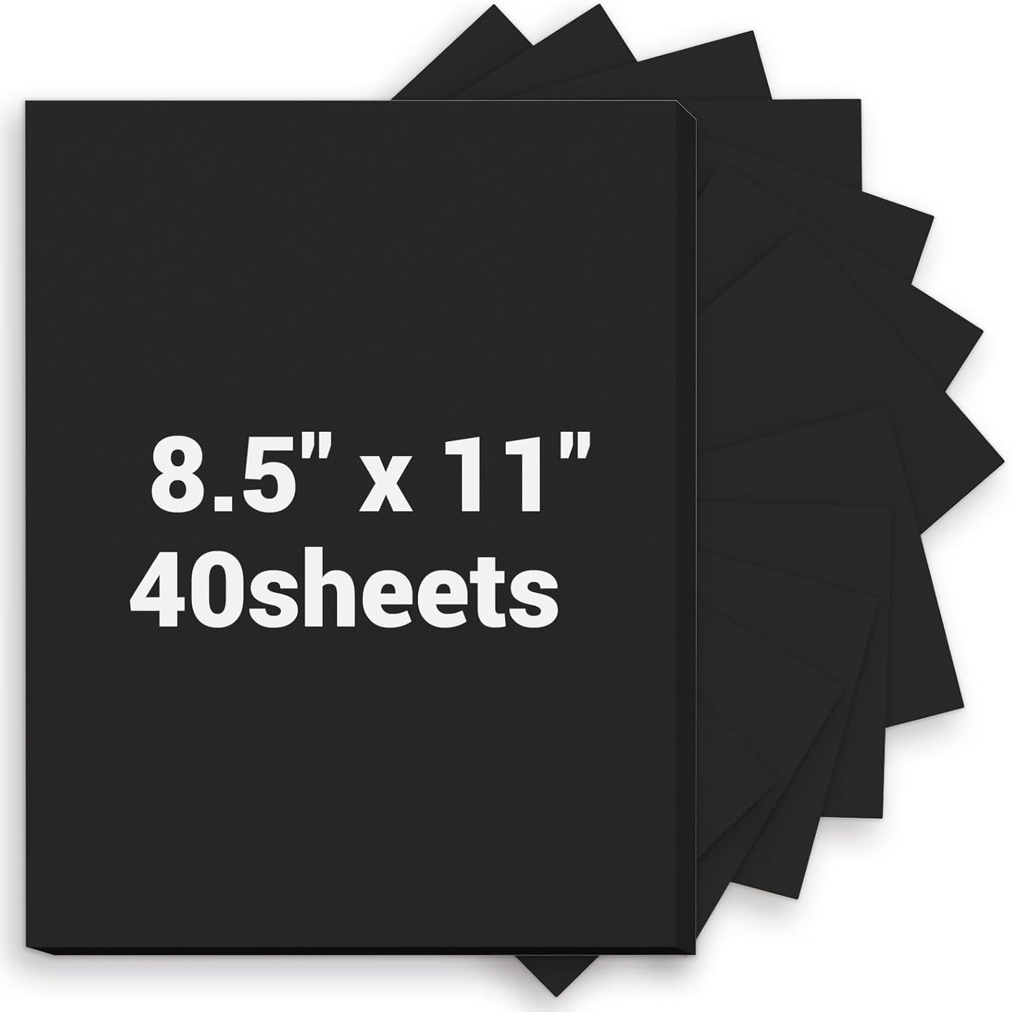 Cardstock 8.5 x 11, Thick Printer Paper 75 lb/200 gsm, 40 Sheets Card Stock White, Heavy Card stock, White CardStock Paper for Invitations, Diy Cards, Business Cards, Menus, Crafts, Drawing etc