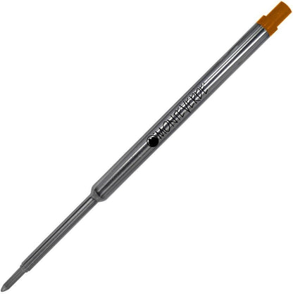 Monteverde USA Soft Ballpoint Refills to Fit Waterman Ballpoint Pens, Medium Point, Blue, 2-Pack, Smooth Writing for Creative and Professional Use