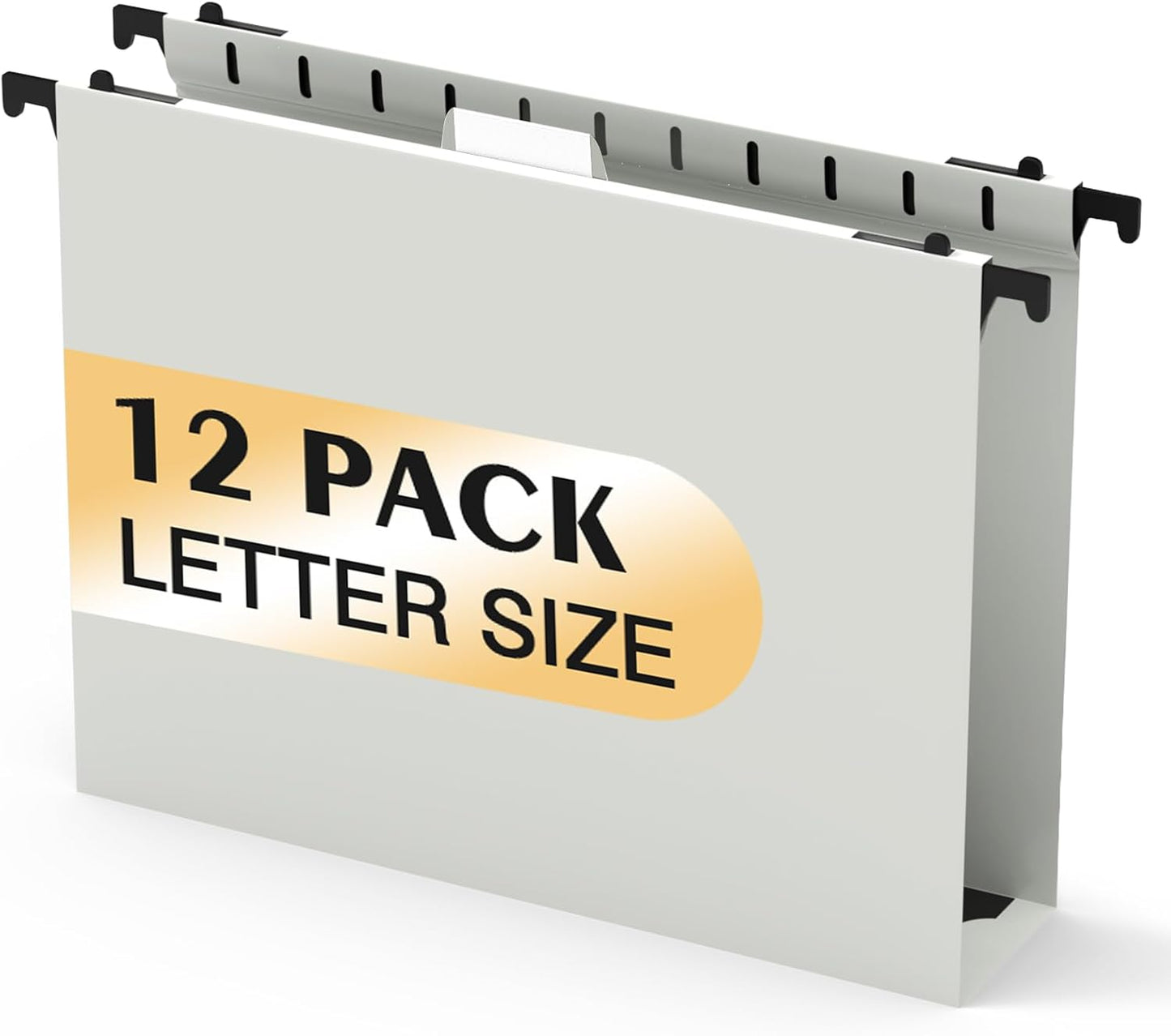 Shutex Extra Capacity Plastic Hanging File Folders,12 Pack Reinforced Hang Folders,Heavy Duty 2 Inch Expansion,Plastic Filing Cabinet Folders,Letter Size,Designed for Bulk Files, Medical Charts,Blue