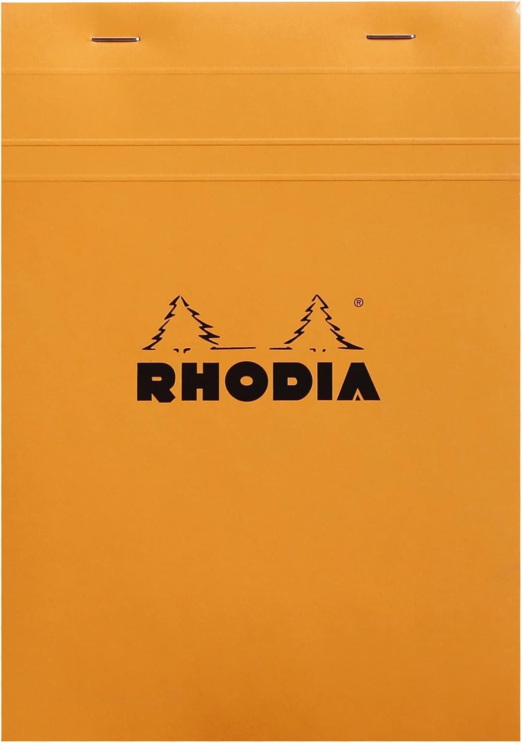 Rhodia Head Stapled Pad, No16 A5, Dot - Black