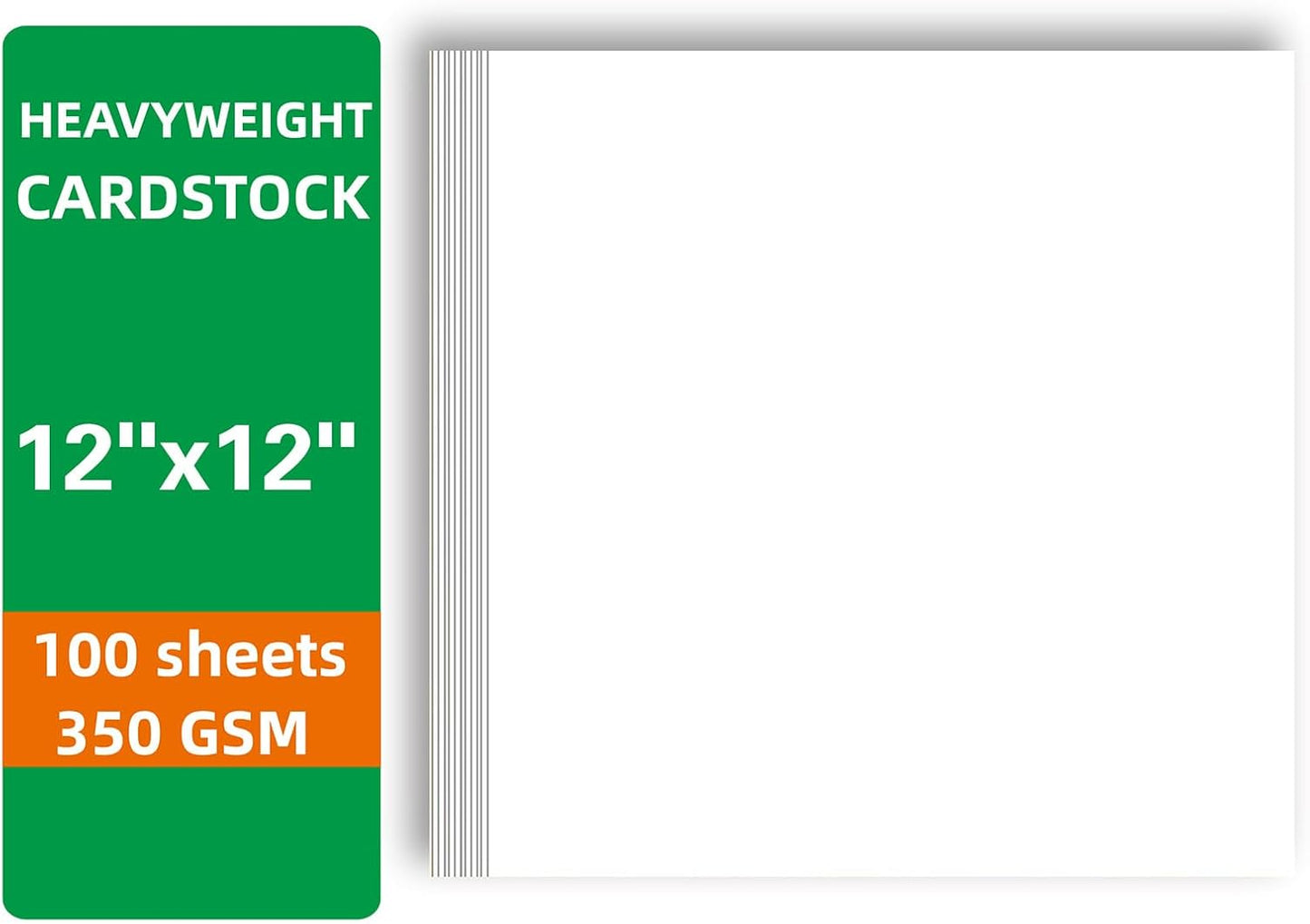 100 Sheets blank cardstock 2 x 3.5 In Heavy Weight business Card Stock 350gsm/130lb Learning Card, Note Card, Thank You Inserts, Gift Tags, Paper Crafts, Write, Draw, DIY (2X3.5 Inches)