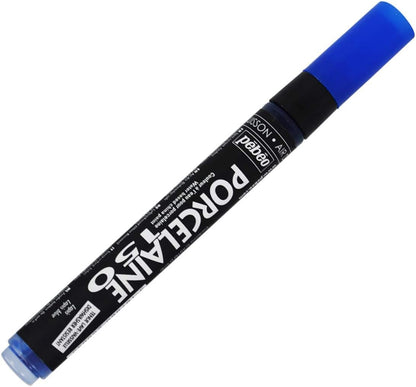 Pebeo Porcelaine 150, China Paint Fine Tip Marker - Anthracite Black (021009)