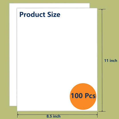 Cimlaga 100 Sheets Cream Cardstock 8.5 x 11 Certificate Paper, 250GSM/92LB Ivory Card Stock Printer Paper for Invitation, Card Making, Crafts