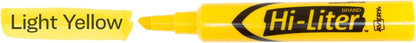 Avery Hi-Liter Desk-Style Highlighters, Smear Safe Ink, Chisel Tip, 2 Yellow Highlighters (24081)
