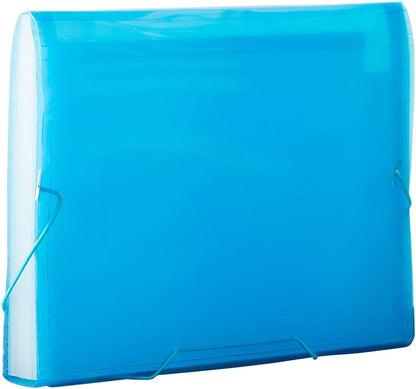 JAM Paper Accordion Folders - 13 Pocket Plastic Expanding File - Legal Size - 10 x 15 - Red - Sold Individually