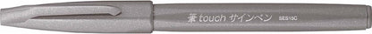 Pentel Fude Touch Sign Pen, Pink, Felt Pen Like Brush Stroke (SES15C-P)