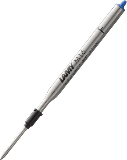 Lamy M16 ballpoint pen refill with large capacity, metal - Original replacement refill for all ballpoint pen models - Indelible - Broad line width in black ink