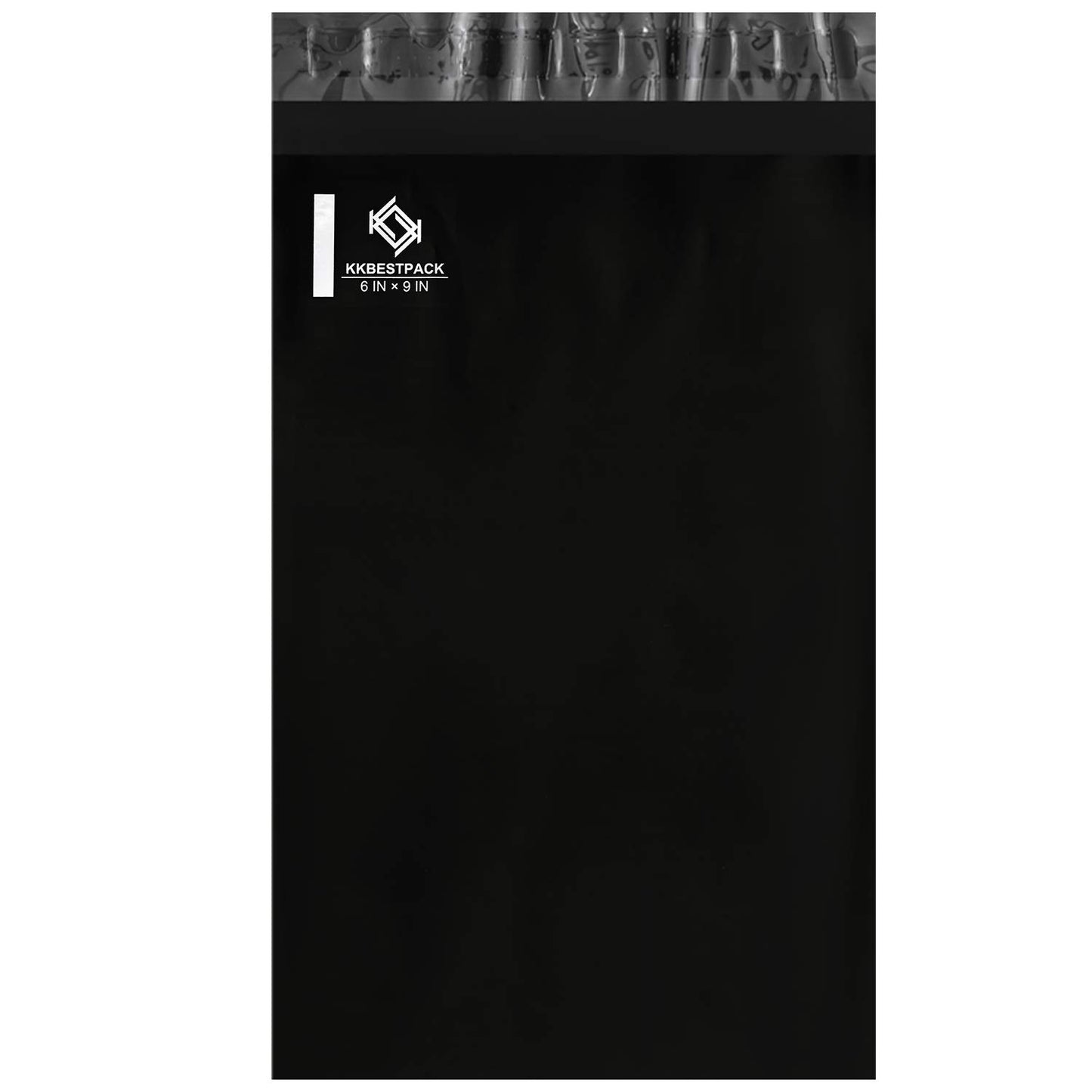 KKBESTPACK 100 Large Poly Mailers 10x13 Shipping Bags for Small Business – Self Sealing Package Envelopes (10 x 13 Pack of 100, Black)