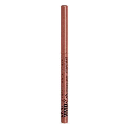 NYX PROFESSIONAL MAKEUP Vivid Rich Mechanical Eye Pencil, Vivid Rich Mechanical, Creamy Retractable Eyeliner - Smokin Topaz, Brown Eyeliner