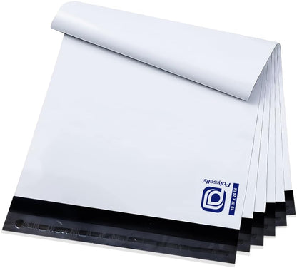 POLYSELLS 100 Pcs 14.5x19 Inch Poly Mailers Shipping Envelopes, Strong Adhesive Sealing, Waterproof, and Tear-resistant Postal Mailing Bags for Clothing, Books, and Accessories