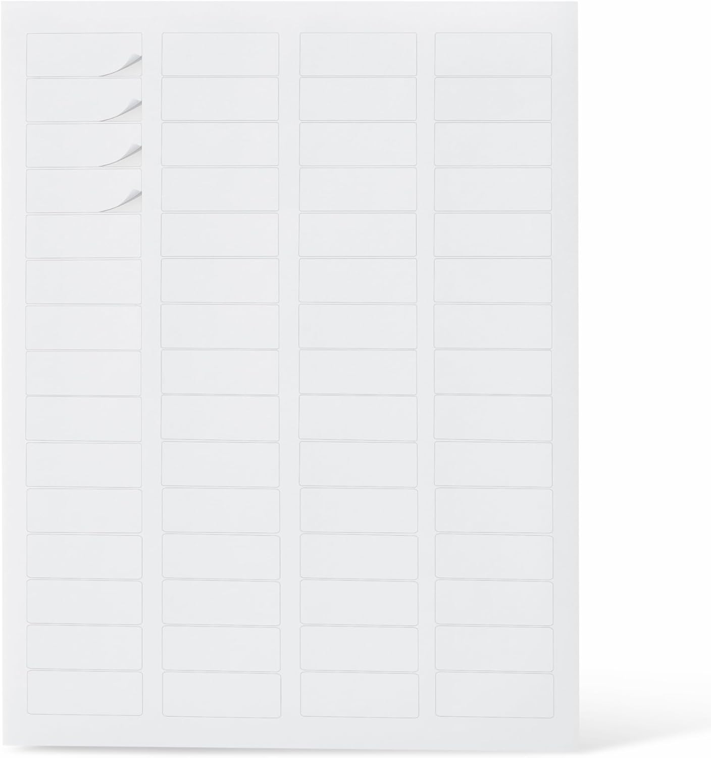 Amazon Basics Printable Address Labels, White, 1" x 2-5/8", 3000 Blank Mailing Labels