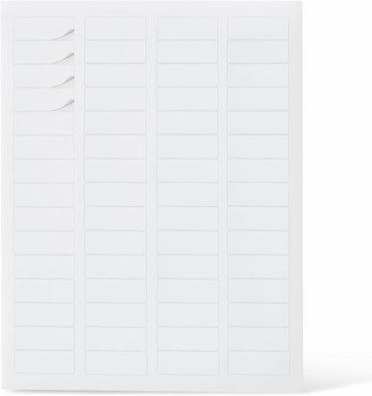 Amazon Basics Printable Address Labels, White, 1" x 2-5/8", 3000 Blank Mailing Labels