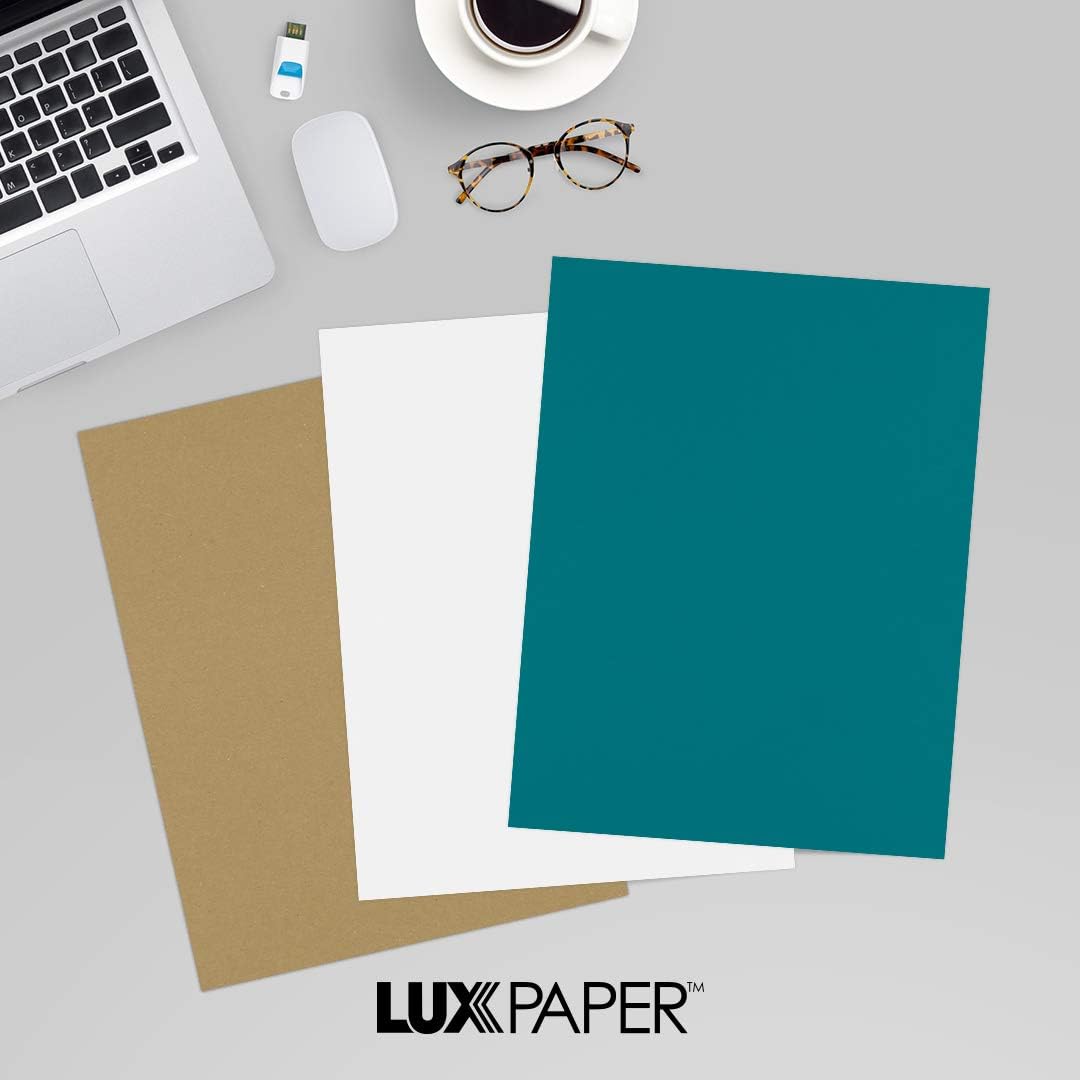 LUXPaper 8.5" x 11" Paper | Letter Size | Pastel Canary Yellow | 60lb. Text | 50 Qty